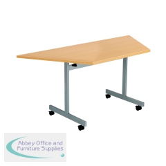 Jemini Trap Tilt Table 1600x800x720mm Beech/Silver KF822530