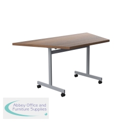Jemini Trap Tilt Table 1600x800x720mm Dark Walnut/Silver KF822547
