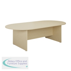 Jemini D-End Meeting Table 1800x1000x730mm Maple KF822660