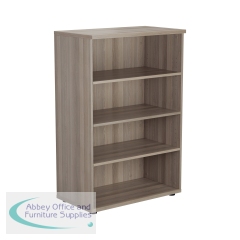 Jemini Wooden Bookcase 800x450x1200mm Grey Oak KF822861