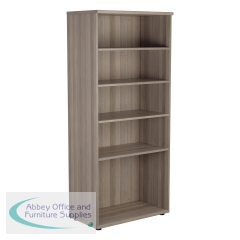 Jemini Wooden Bookcase 800x450x1800mm Grey Oak KF822881