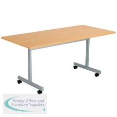 Jemini Rectangular Mobile Tilting Table 1600x800x720mm Beech KF823021