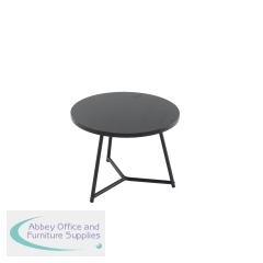 Jemini Trinity Low Table 600x600x435mm Black/Black KF823360