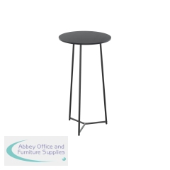 Jemini Trinity High Table 600x600x1110mm Black/Black KF823506