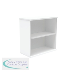 Astin Bookcase 1 Shelf 800x400x816mm Arctic White KF823797