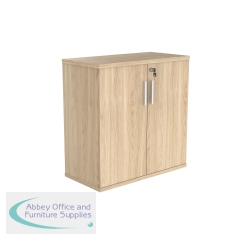 Astin 2 Door Cupboard Lockable 800x400x816mm Canadian Oak KF823940