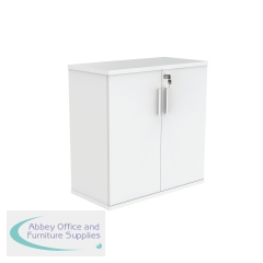 Astin 2 Door Cupboard Lockable 800x400x816mm Arctic White KF823995