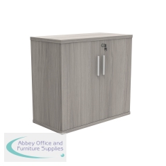 Astin 2 Door Cupboard Lockable 800x400x730mm Alaskan Grey Oak KF824039