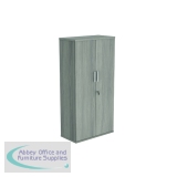 KF824060 - Astin 2 Door Cupboard Lockable 800x400x1592mm Alaskan Grey Oak KF824060