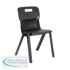 Titan One Piece Classroom Chair 482x510x829mm Charcoal (Pack of 30) KF838746