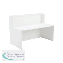 Jemini Reception Unit 1400x800x740mm White KF839531