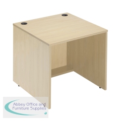 Jemini Reception Modular Straight Desk Unit 800x800x740mm Maple KF840166