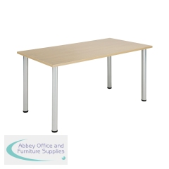 Jemini Rectangular Meeting Table 1200x800x730mm Maple KF840180