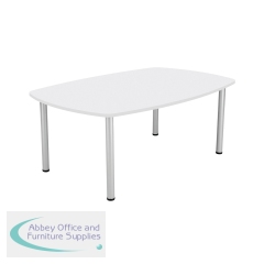 Jemini Boardroom Table 1800x1200x730mm White KF840189