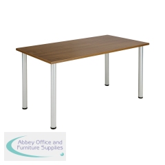 Jemini Rectangular Meeting Table 1800x800x730mm Walnut KF840192