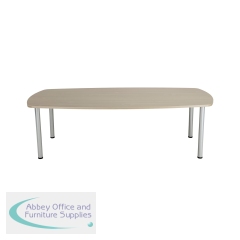 Jemini Boardroom Table 1800x1200x730mm Grey Oak KF840199