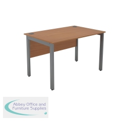 Serrion Rectangular Goal Post Desk 1200x800x730mm Ellmau Beech KF882387