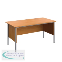 Serrion 4 Leg Desk 1500x750x725mm Ellmau Beech KF882393