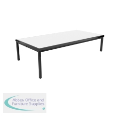 Jemini T-Table Multipurpose Classroom Table 1200x600x460mm Flat Pack Grey/Black KF882415