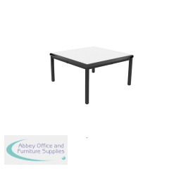 Jemini T-Table Multipurpose Classroom Table 600x600x460mm Flat Pack Grey/Black KF882427
