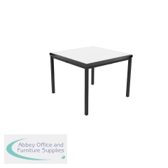 Jemini T-Table Multipurpose Classroom Table 600x600x530mm Flat Pack Grey/Black KF882429
