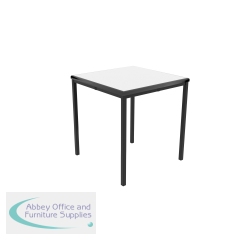 Jemini Titan Multipurpose Classroom Table 600x600x640mm Grey/Black KF882433