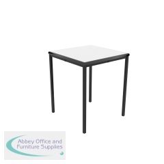Jemini Titan Multipurpose Classroom Table 600x600x760mm Grey/Black KF882437