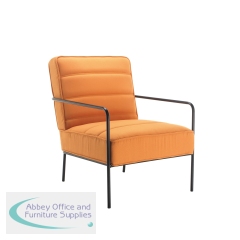 Jemini Wire Frame Reception Armchair 620x880x830mm Mustard KF90477