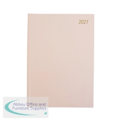 Desk Diary Day Per Page Appointment A4 Soft Beige 2027 FS669226