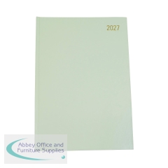 Desk Diary Day Per Page Appointment A4 Sage Green 2027 FS669386