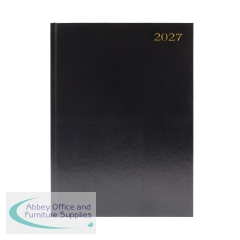 Desk Diary Day Per Page A4 Black 2027 KFA41BK27