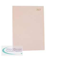 Desk Diary 2 Day Per Page A4 Soft Beige 2027 FS669238