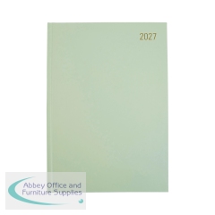 Desk Diary 2 Day Per Page A4 Sage Green 2027 FS669436