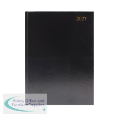 Desk Diary Week To View A4 Black 2027 KFA43BK27