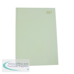 Desk Diary Week To View A4 Sage Green 2027 FS669471