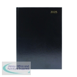 Desk Diary 2 Day Per Page A5 Black 2025 KFA52BK25