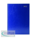 Desk Diary 2 Days Per Page A5 Blue 2022 KFA52BU22