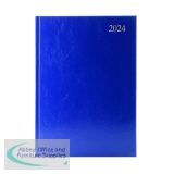 Desk Diary 2 Days Per Page A5 Blue 2024 KFA52BU24