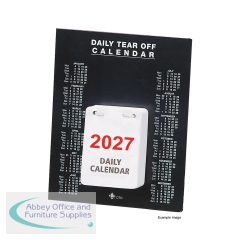 Q-Connect Daily Tear Off Desk Calendar 2027 KFDTO27
