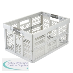 Keeeper Ultra Tough Ben Folding Crate 45 Litre Silver 10297