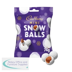Cadbury Mini Snowball Chocolates Bag 74 Grams 4318158