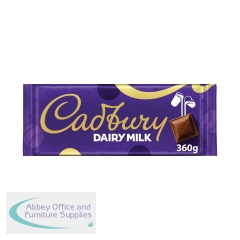 Cadbury Dairy Milk Chocolate Gift Bar 360 Grams 4256974