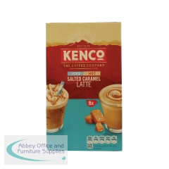 Kenco Iced/Hot Salted Caramel Latte Sachets 20.3g (Pack of 8) FOKEN030