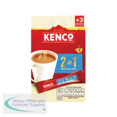 Kenco Smooth White Coffee Sachets 12.4g (Pack of 8) FOKEN042