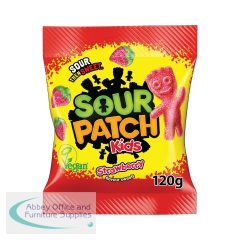 Sour Patch Kids Strawberry Sweets 120g (Pack of 10) 4328128
