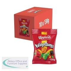 Maynards Bassetts Wine Gums 130g (Pack of 10) 4328163