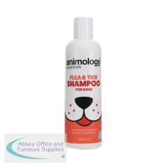 Animology Essentials Flea and Tick Shampoo for Dogs 250ml PEANI010