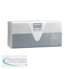 Katrin Plus 2-Ply Z Fold Paper Hand Towels Easy Pick White (Pack of 21) 92932