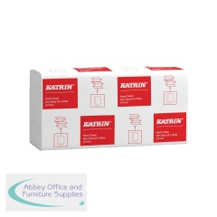 Katrin 2-Ply Z-Fold Paper Towels Handy Pack Non-Stop Wide 160 Sheets (Pack of 21) 101306