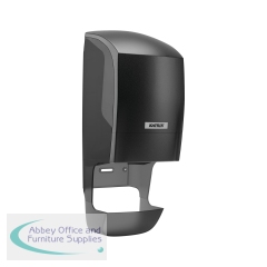 Katrin Plastic Dispenser w/Core Catcher For System Toilet Roll Black 77472